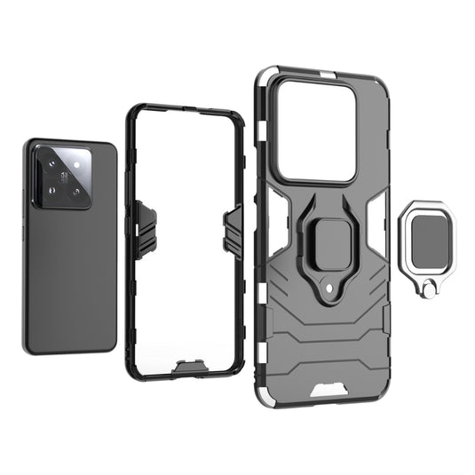 Xiaomi Poco F6 Pro - Heavy Duty Armor Case With Ring Holder Stand - Polar Tech Australia