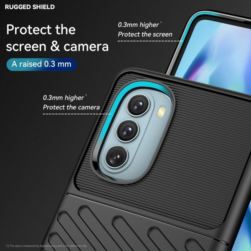 Load image into Gallery viewer, Motorola Moto G50 5G - Thunder Series Twill Texture Thickened Anti-fall Protection TPU Case
