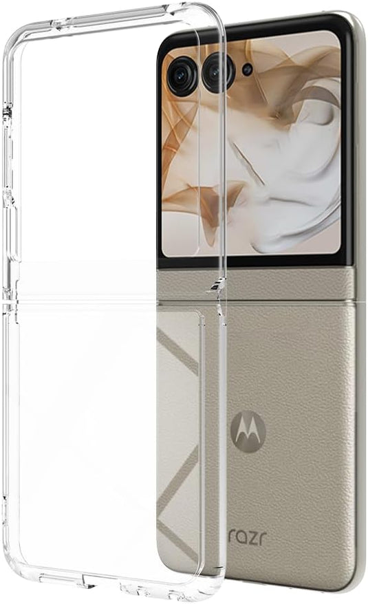 Motorola Moto Razr 2024 - AirPillow Cushion Transparent Soft Clear TPU Case - Polar Tech Australia