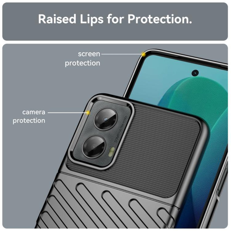 Cargue la imagen en el visor de la galería, Motorola Moto G 5G (2024) - Thunder Series Twill Texture Thickened Anti-fall Protection TPU Case - Polar Tech Australia
