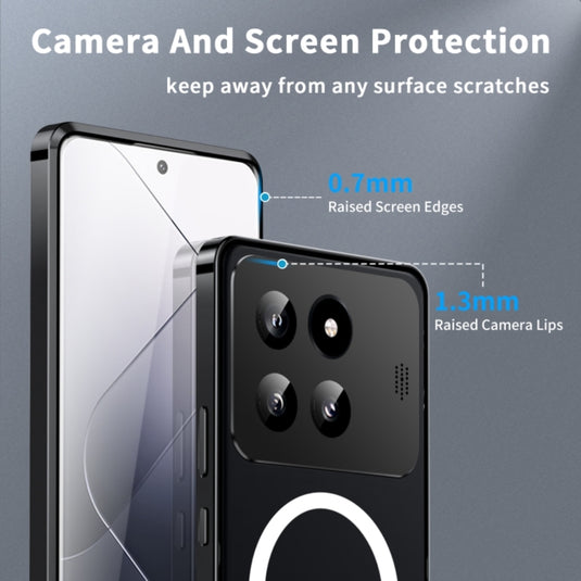 [Magsafe Compatible] Xiaomi Mi 14 - Magnetic Frosted Metal Phone Case - Polar Tech Australia