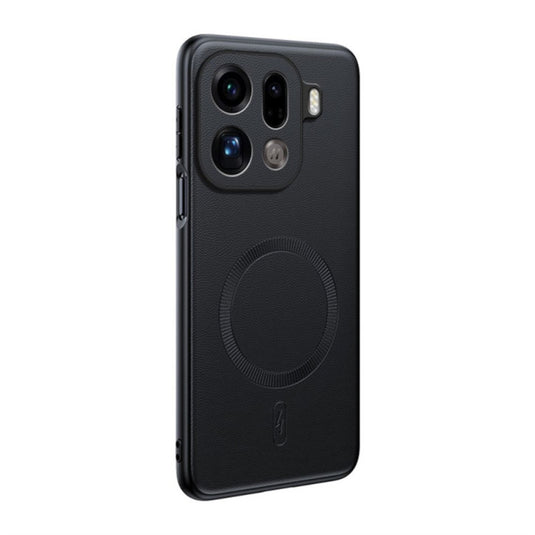 OPPO Find X9 - Leather Magnetic Shockproof Case