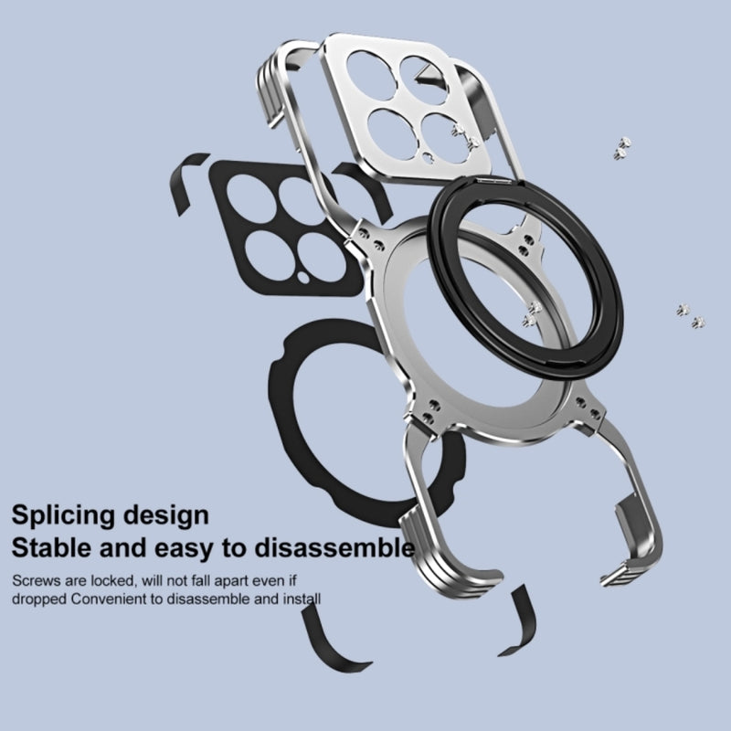 Chargez l&#39;image dans la visionneuse de la galerie, Xiaomi Mi 15 Pro - Mechanical Arm Borderless MagSafe Holder Metal Phone Case - Polar Tech Australia
