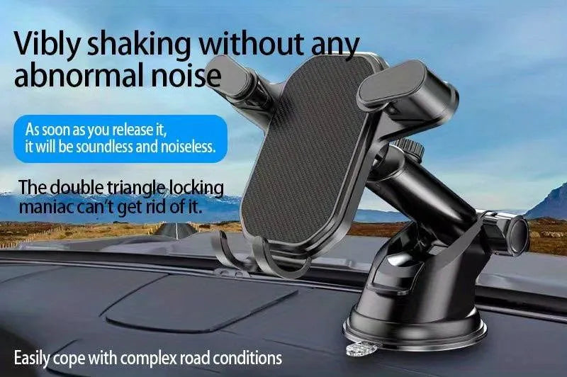 Load image into Gallery viewer, [RT-666] Universal Dashboard &amp; Windscreen Mobile Phone Telescopic Gravity Auto-Lock Holder
