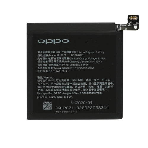 Chargez l&#39;image dans la visionneuse de la galerie, [BLP675] [BLP671] OPPO Find X (CPH1871 / PAFM00)- Replacement Battery - Polar Tech Australia
