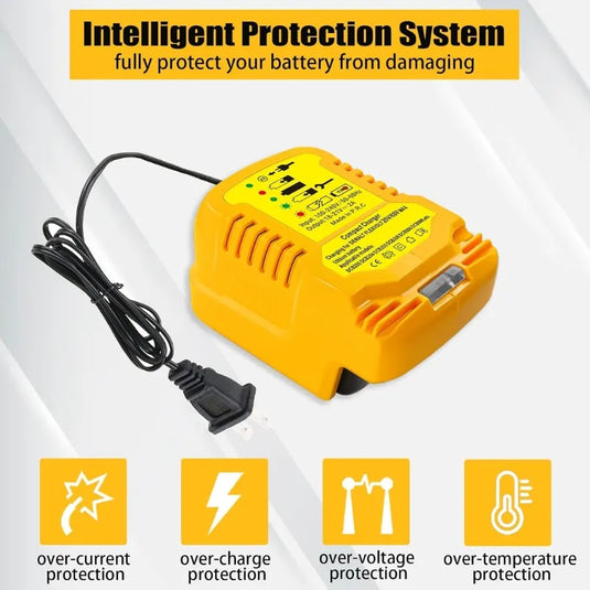 Replacement Mini Charger For Dewalt 18V 20V 60V Tool Battery - Polar Tech Australia