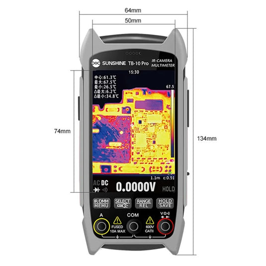[TB-10 Pro] SUNSHINE Handheld Thermal Imager Multimeter Infrared Imaging for Phone Repair / PCB Testing - Polar Tech Australia
