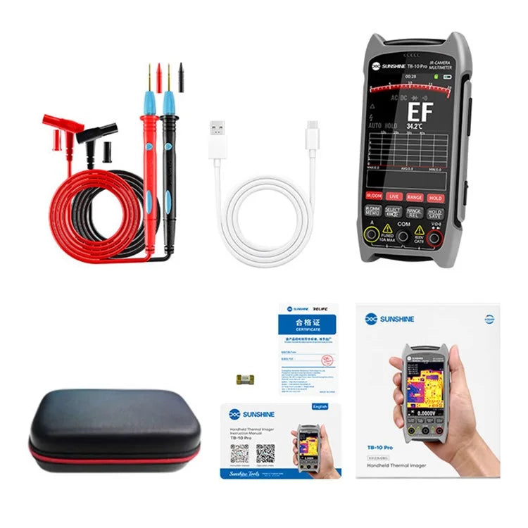 Load image into Gallery viewer, [TB-10 Pro] SUNSHINE Handheld Thermal Imager Multimeter Infrared Imaging for Phone Repair / PCB Testing - Polar Tech Australia
