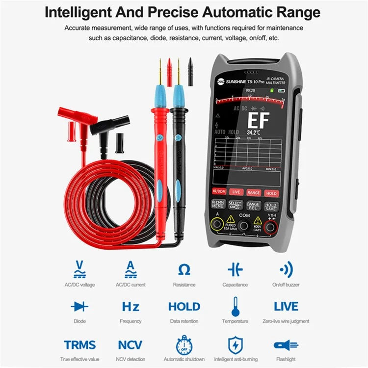 Load image into Gallery viewer, [TB-10 Pro] SUNSHINE Handheld Thermal Imager Multimeter Infrared Imaging for Phone Repair / PCB Testing - Polar Tech Australia
