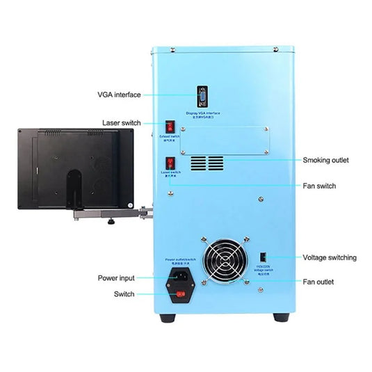 [SS-890B Plus] SUNSHINE Multi-functional Fiber Laser Marking Machine Mobile Phone Back Cover Remover