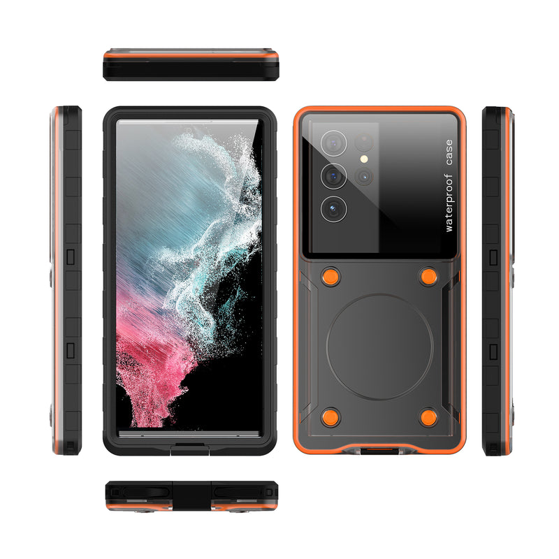 Cargue la imagen en el visor de la galería, [Shellbox Pro][Up to 6.9 inch] - Universal Redpepper Full Covered Waterproof Heavy Duty Tough Armor Case - Polar Tech Australia
