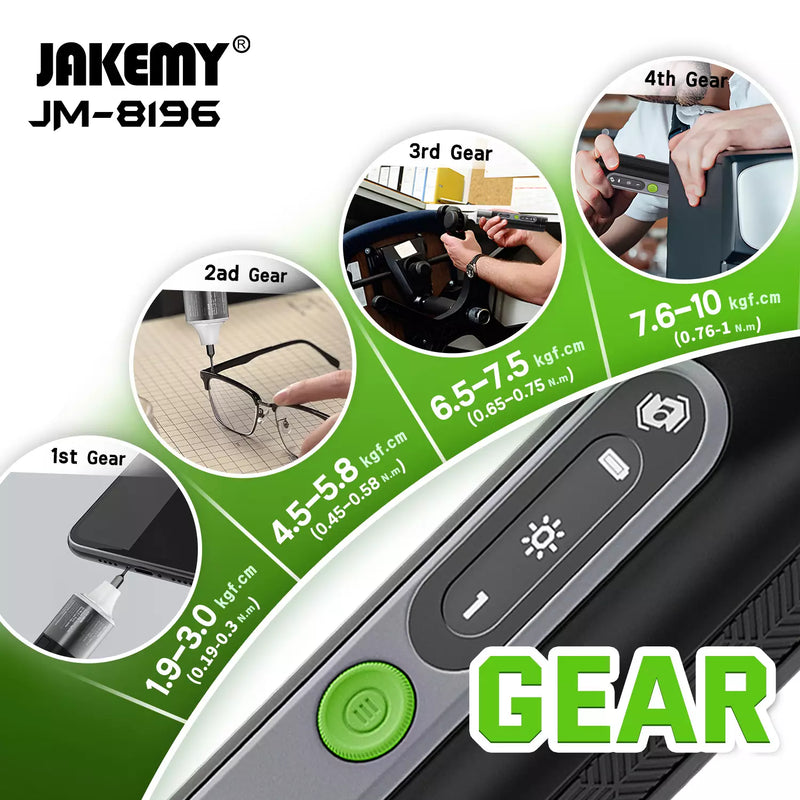 Cargue la imagen en el visor de la galería, [JM-8196] Jakemy 35 in 1 All-in-One Smart Dual Dynamics Precision Electric Screwdriver set - Polar Tech Australia
