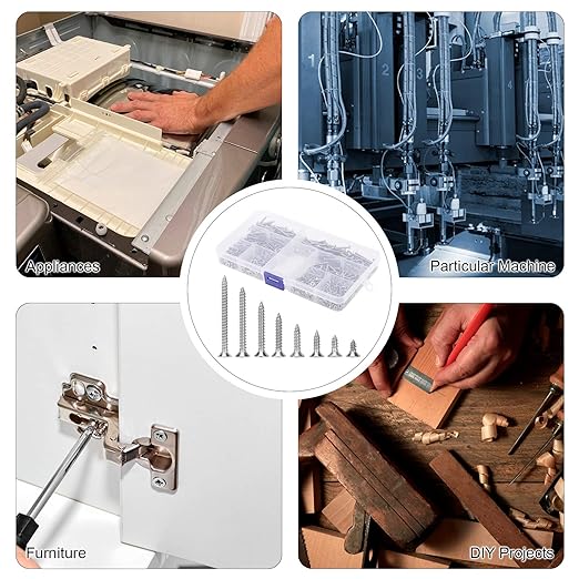 Load image into Gallery viewer, [400 Pieces] Stainless Steel Self Tapping M3 Phillips Screws Flat Head With Storage Box
