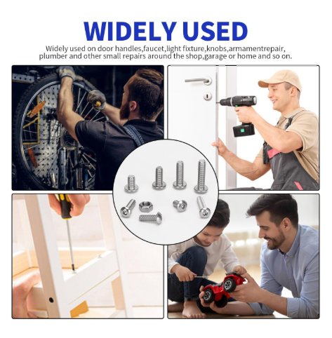 Load image into Gallery viewer, [1080 Pieces] Stainless Steel M2 M3 M4 Hex Socket Screws, Bolts, Nuts &amp; Washers Set with Storage Box

