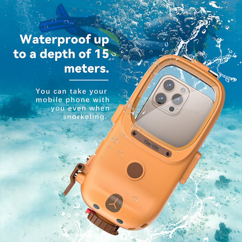 Cargue la imagen en el visor de la galería, [With Bluetooth Version][Diving IPX8 15M/49FT Waterproof] Universal Motorola - Redpepper Underwater Protective Mobile Phone Case
