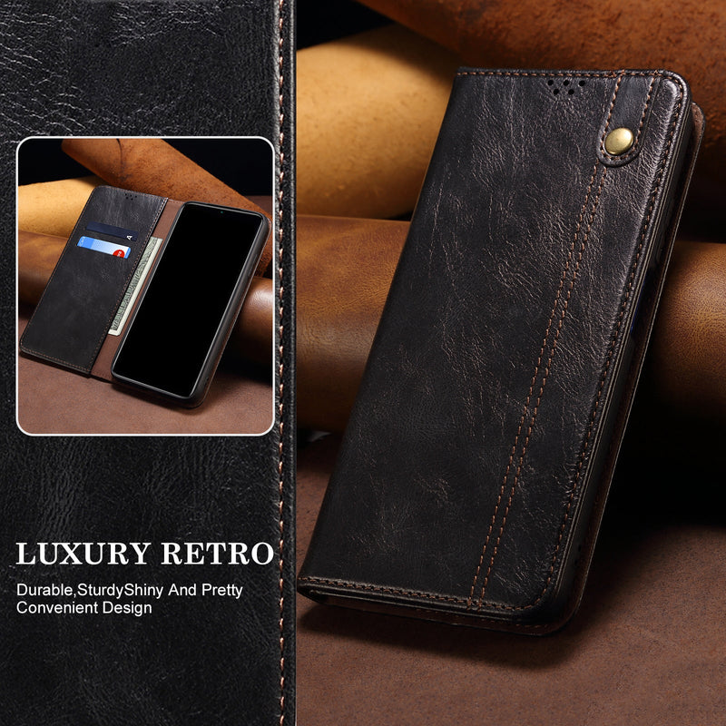 Cargue la imagen en el visor de la galería, [With Card Slot] Nothing Phone (3a)/Pro Premium PU leather Flip Wallet Stand Cover - Polar Tech Australia
