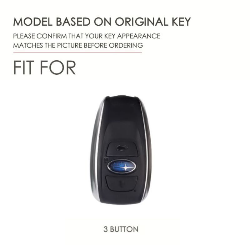 Cargue la imagen en el visor de la galería, Subaru Metal Shell &amp; Soft Silicone Full Protection Remote Car Key Fob Case Cover For Outback, Forester, Impreza, WRX, XV, Crosstrek, Legacy
