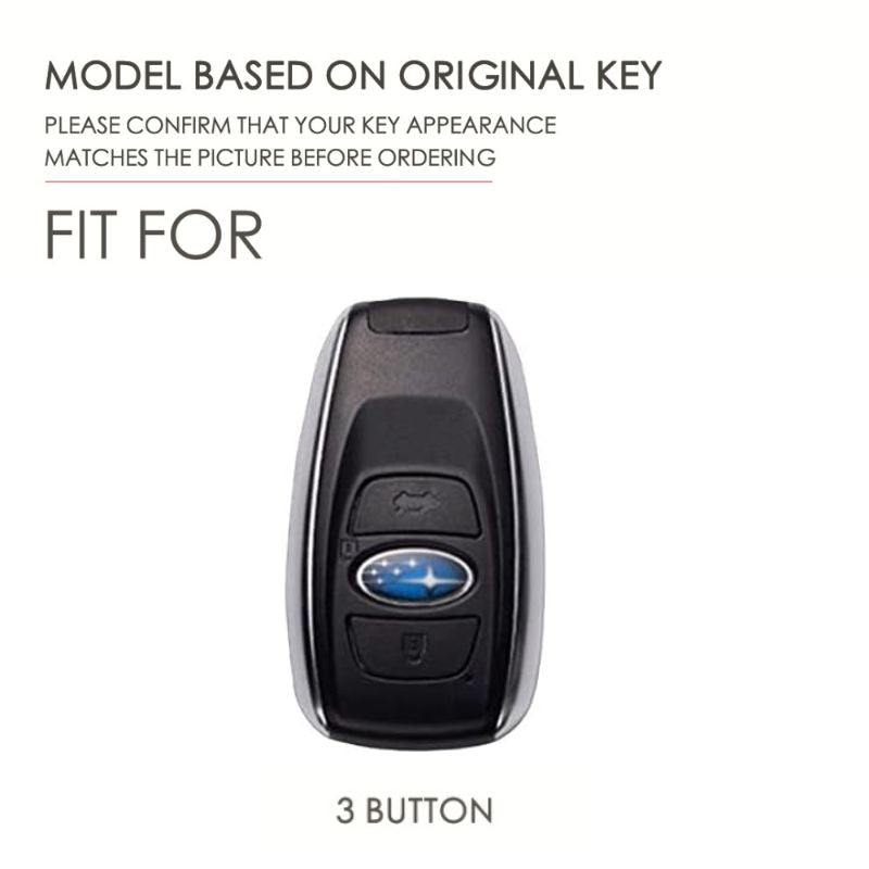 Load image into Gallery viewer, Subaru Cowhide Leather Car Key Fob Protective Cover Case For Outback, Ascent, Forester, Crosstrek, Legacy, Impreza, WRX - Polar Tech Australia
