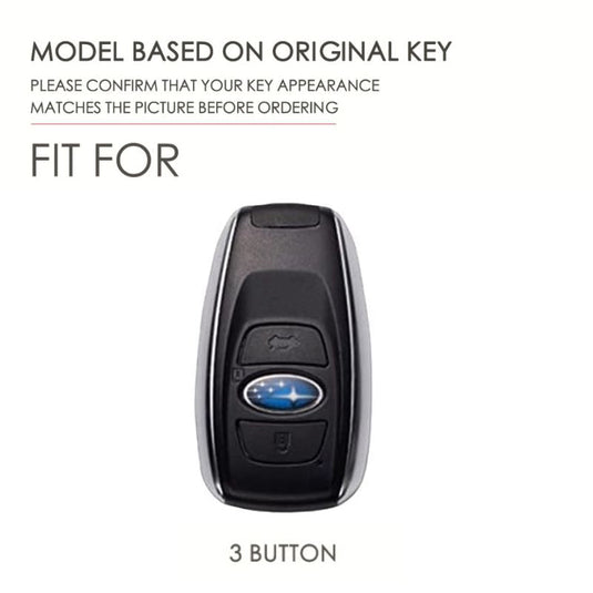 Subaru Cowhide Leather Car Key Fob Protective Cover Case For Outback, Ascent, Forester, Crosstrek, Legacy, Impreza, WRX - Polar Tech Australia