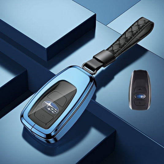 Subaru Alloy + TPU Film Protection Car Key Fob Case Cover For Outback, Forester, Impreza, WRX, XV, Crosstrek, Legacy - Polar Tech Australia