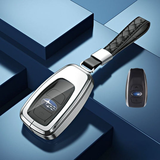 Subaru Alloy + TPU Film Protection Car Key Fob Case Cover For Outback, Forester, Impreza, WRX, XV, Crosstrek, Legacy - Polar Tech Australia