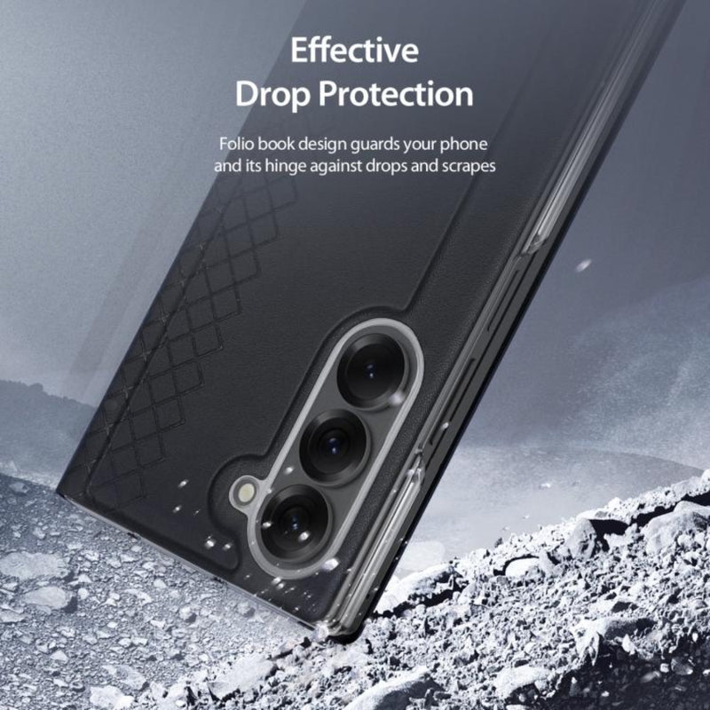 Cargue la imagen en el visor de la galería, Samsung Galaxy Z Fold7 5G - DUX DUCIS Bril Series PU + TPU Phone Case
