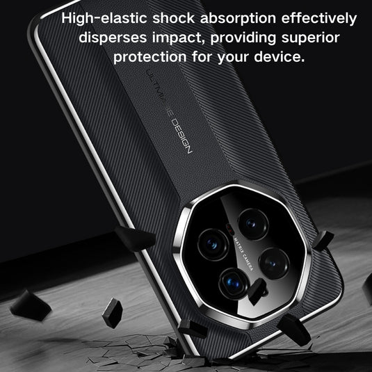Honor Magic7 (PTP-AN00) - Extraordinary Master Plain Leather Phone Case