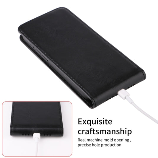 Honor Magic7 (PTP-AN00) - Magnetic Vertical Flip Leather Phone Case
