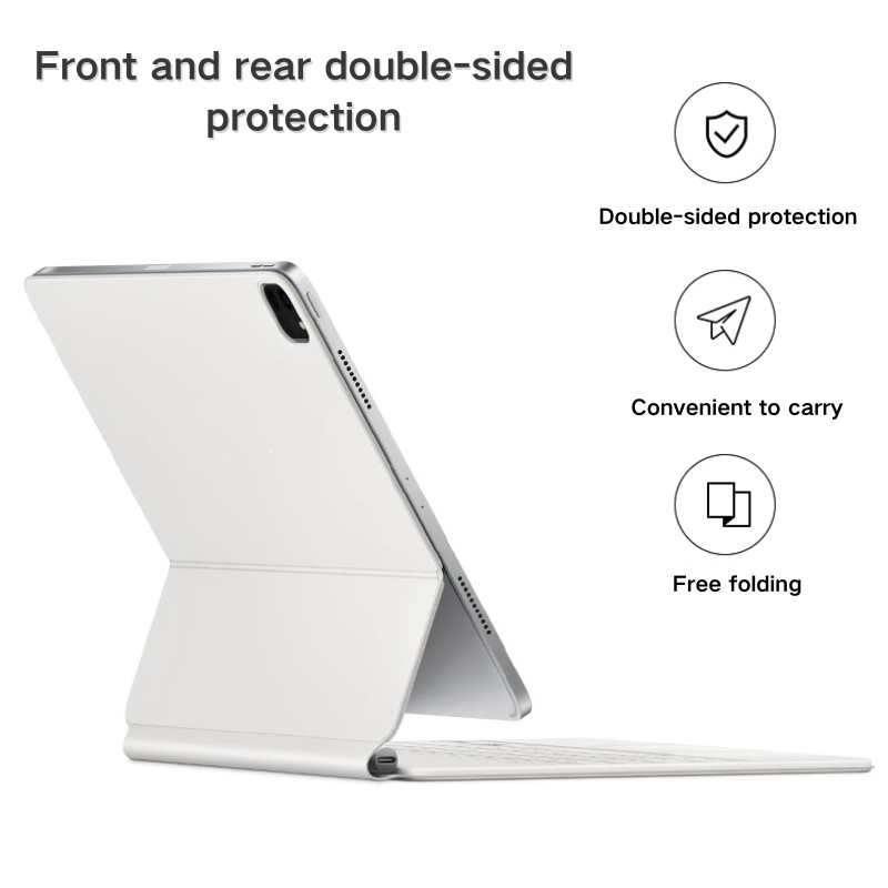Cargue la imagen en el visor de la galería, Apple iPad Pro 11-inch 1st/2nd/3rd/4/5th Gen (2018/2020/2021/2022/2024) Smart Wireless Trackpad Keyboard Flip Case With Backlit - Polar Tech Australia
