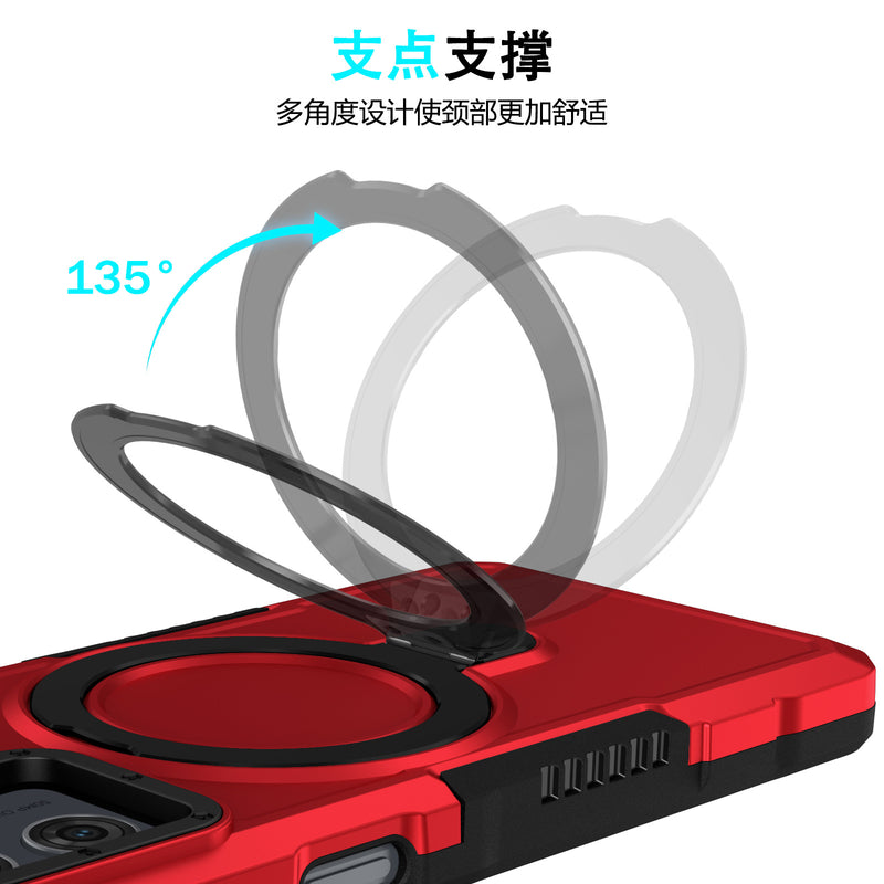 Load image into Gallery viewer, [Ring Rotating Stand] Motorola Moto E14/G14 - Shield Shockproof Rugged Heavy Duty Case - Polar Tech Australia
