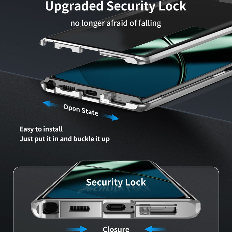Chargez l&#39;image dans la visionneuse de la galerie, OnePlus 11 - Magnetic HD Tempered Glass Phone Case - Polar Tech Australia
