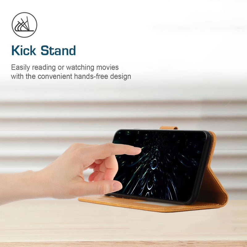 Cargue la imagen en el visor de la galería, Google Pixel 6 Pro - Stitching Calf Texture Buckle Leather Phone Case
