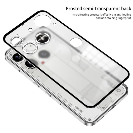 Nothing Phone (3) - Snap Buckle Metal Frame Frosted Phone Case - Polar Tech Australia