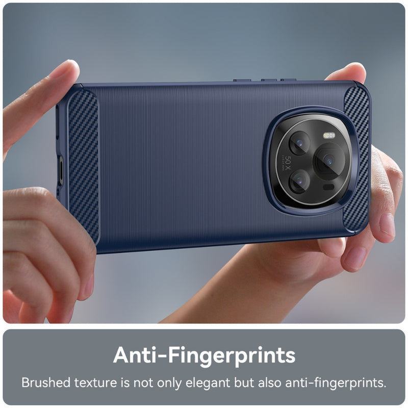 Chargez l&#39;image dans la visionneuse de la galerie, Honor Magic6 (BVL-AN00) - Carbon Fiber Brushed Texture TPU Phone Case
