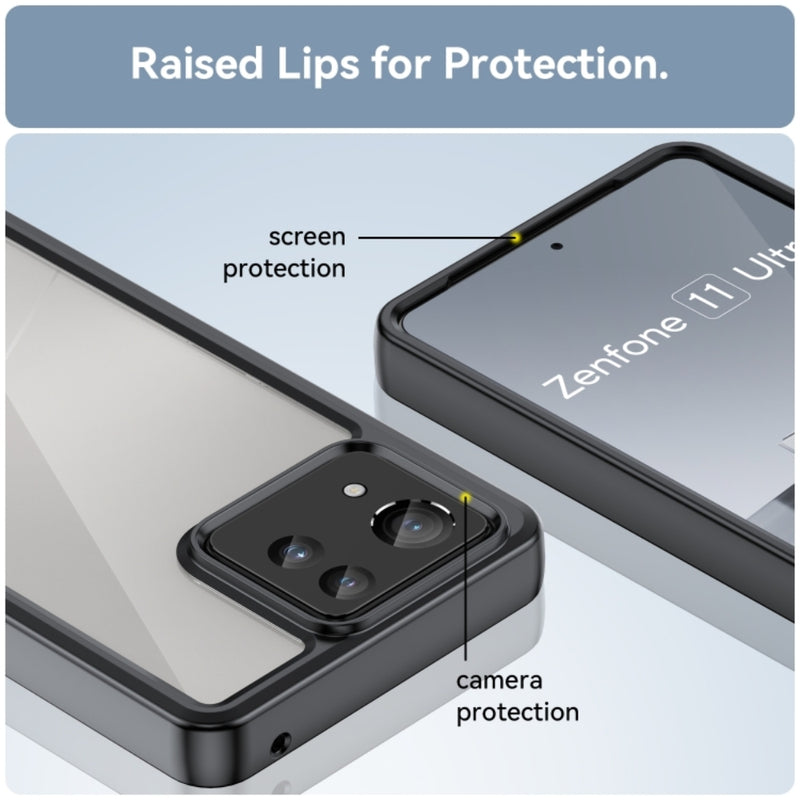 Cargue la imagen en el visor de la galería, Asus Zenfone 11 Ultra - Colorful Series Acrylic Hybrid TPU Phone Case - Polar Tech Australia

