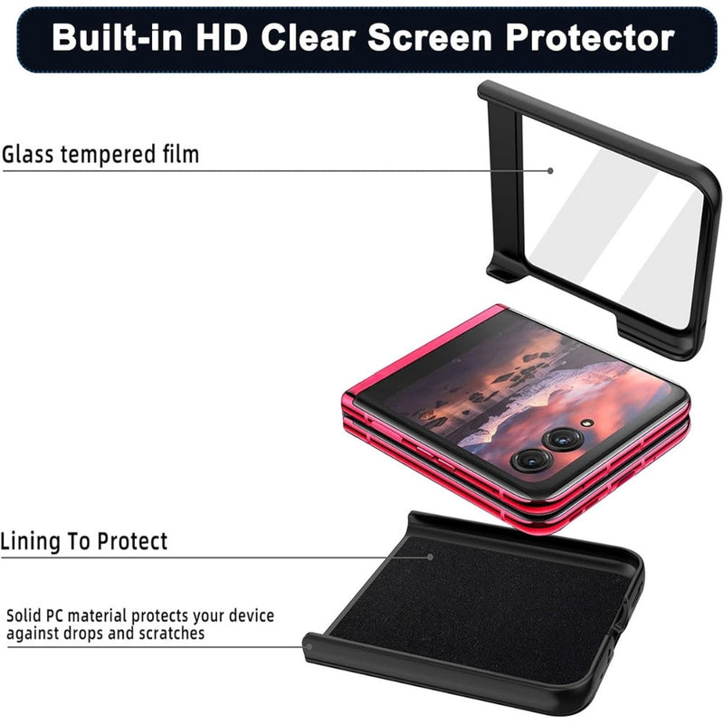 Cargue la imagen en el visor de la galería, Motorola Razr 50/Ultra - Glitter Sparkly Silicone Full Coverage Shockproof Phone Case - Polar Tech Australia

