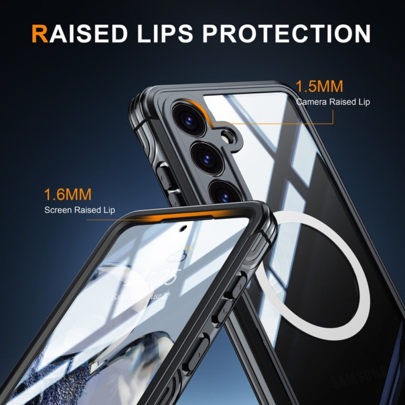 Load image into Gallery viewer, Samsung galaxy S24 5G (SM-S921) - Tempered Glass MagSafe Phone Case
