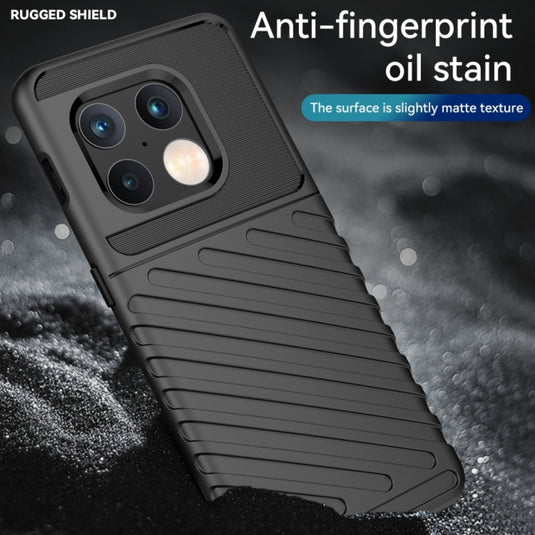 OnePlus 9R - Thunder Series Twill Texture Thickened Anti-fall Protection TPU Case