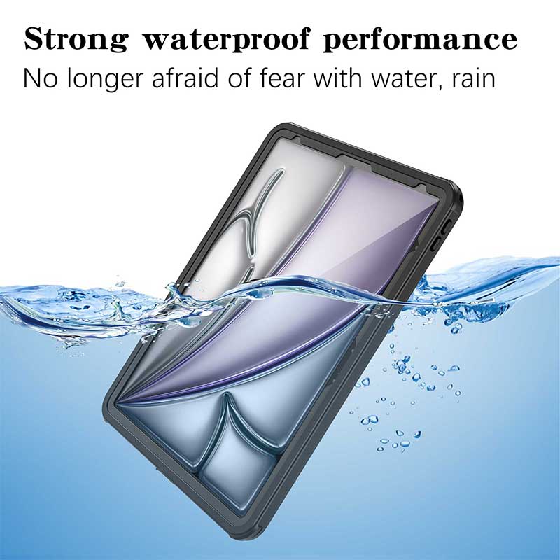 Cargue la imagen en el visor de la galería, Apple iPad Air 13-inch M2 (2024) &amp; M3 (2025) - Shellbox Waterproof Heavy Duty Lifeproof Style Case - Polar Tech Australia
