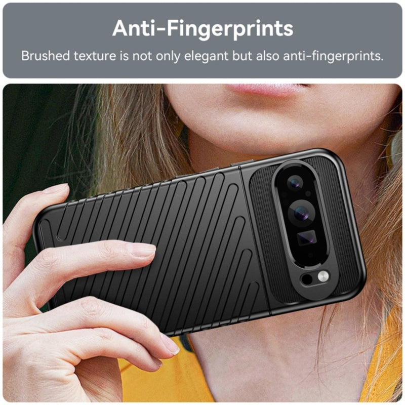 Chargez l&#39;image dans la visionneuse de la galerie, Google Pixel 9 Pro XL - Thunder Series Twill Texture Thickened Anti-fall Protection TPU Case - Polar Tech Australia

