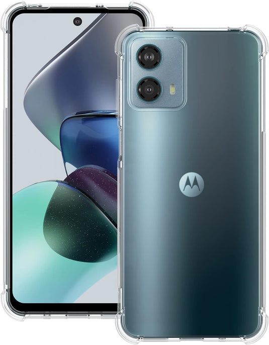 Motorola Moto G24 / G04 / G04S / E14 / G24 Power 4G - AirPillow Cushion Transparent Soft Clear TPU Four Corners Protective Case - Polar Tech Australia