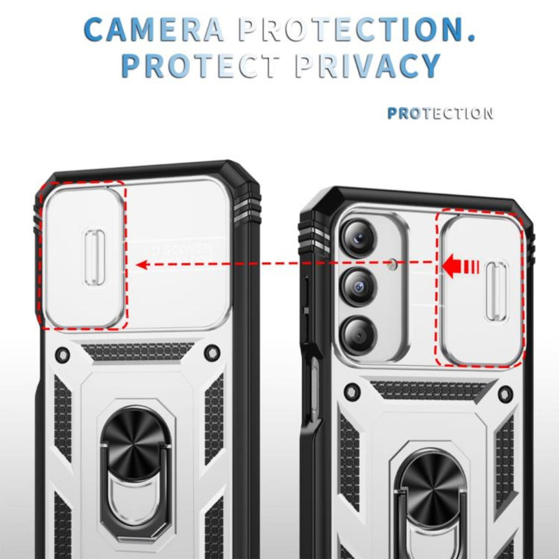 Load image into Gallery viewer, Samsung Galaxy A17 (SM-A176) - Sliding Camshield TPU + PC Phone Case with Holder

