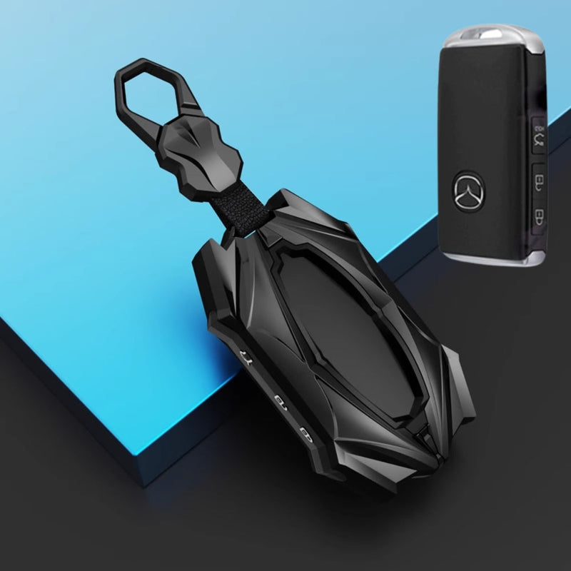 Load image into Gallery viewer, Mazda Zinc Alloy Car Key Fob Cover Case Remote For Mazda 2, 3, 5, 6, CX-3, CX-5, CX-7, CX-9
