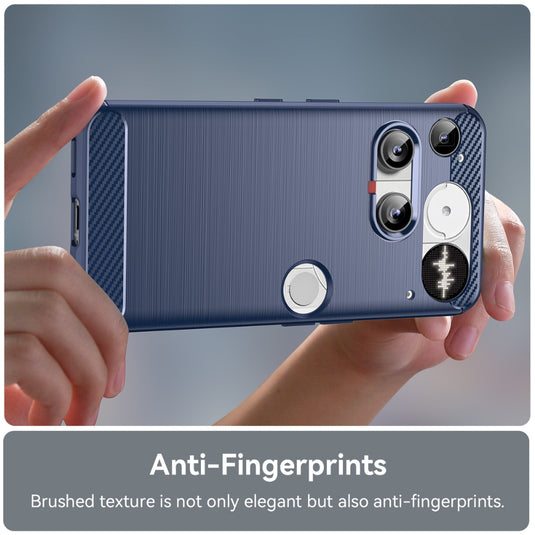 Nothing Phone (3) - Carbon Fiber Brushed Texture TPU Phone Case - Polar Tech Australia
