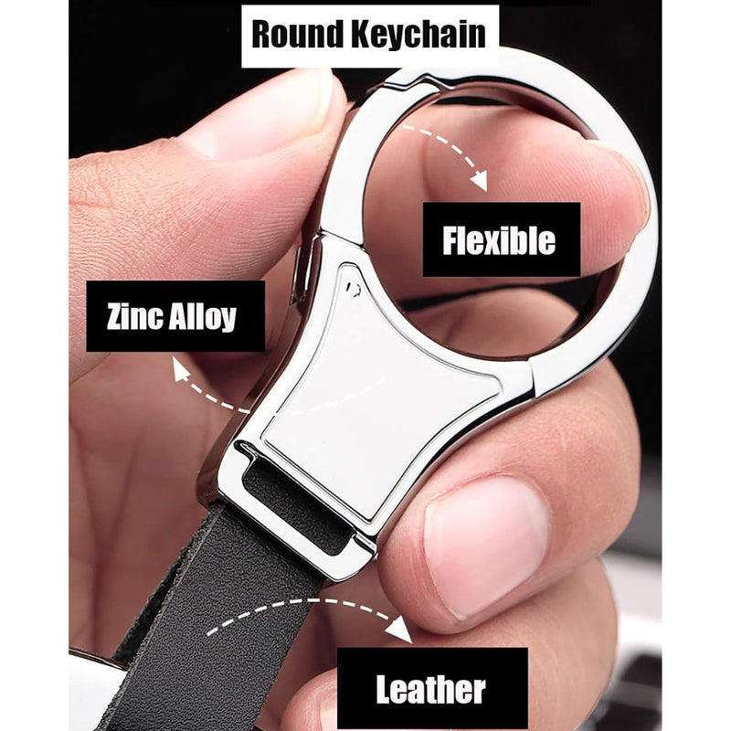 Load image into Gallery viewer, BMW Zinc Alloy + Leather Car Key Fob Case Cover For 1, 3, 4, 5, 6 Series, X3, X5, X6, X7
