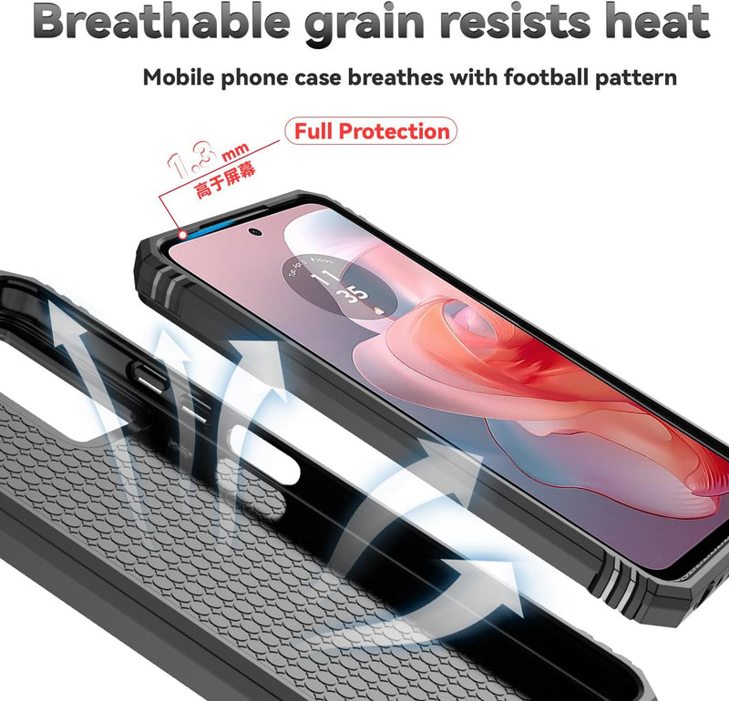 Load image into Gallery viewer, [Magnetic Ring Kickstand][Slide Camera Cover] Motorola Moto G Power 2024 - Shield Shockproof Rugged Heavy Duty Case - Polar Tech Australia
