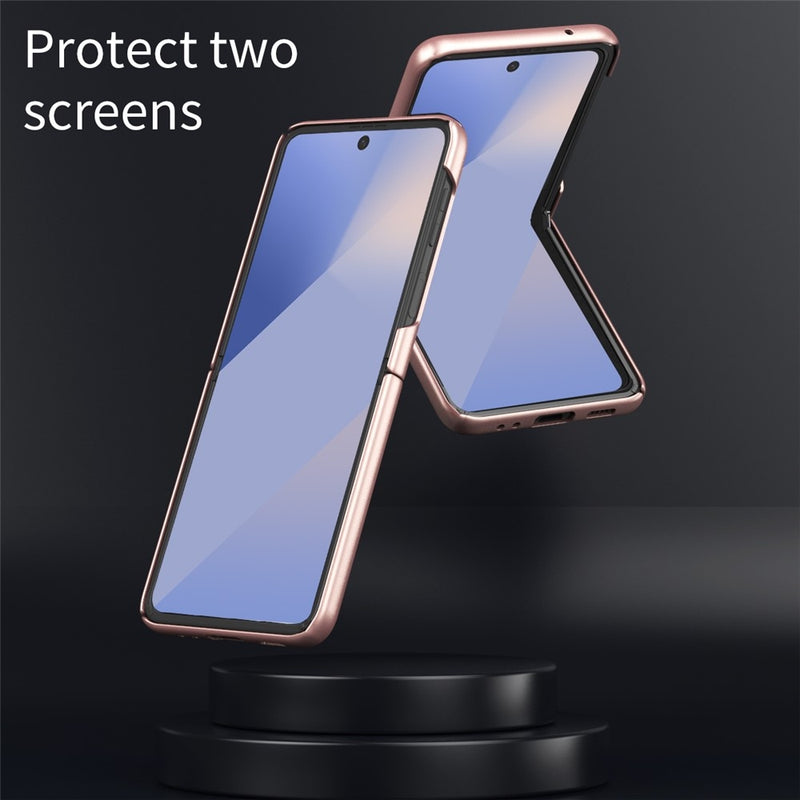 Chargez l&#39;image dans la visionneuse de la galerie, Samsung Galaxy Z Flip7 5G - Skin Feel Electroplating PC Shockproof Phone Case
