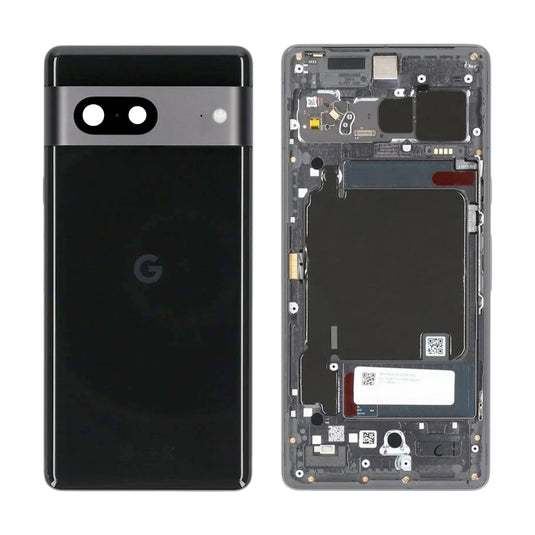 Google Pixel 7 (GVU6C) - Rear Back Frame Housing Assembly With Camera Lens
