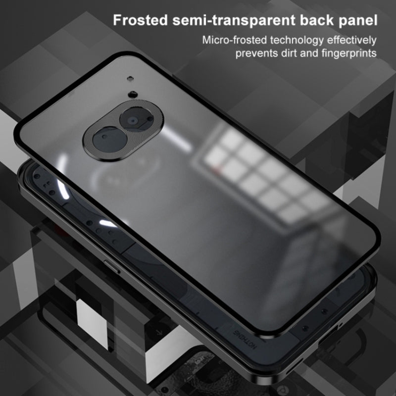 Chargez l&#39;image dans la visionneuse de la galerie, Nothing Phone (2a) - Metal Frame Frosted Magnetic Phone Case
