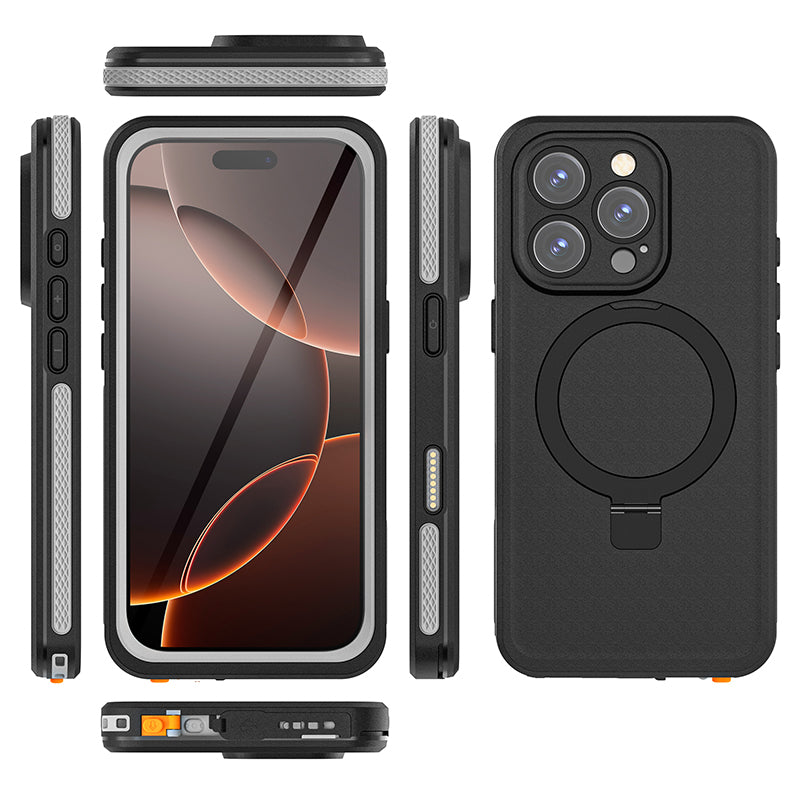Cargue la imagen en el visor de la galería, [TB Series][Magsafe Compatible] Apple iPhone 16 / 16 Plus / 16 Pro / 16 Pro Max - Redpepper Full Covered Waterproof Heavy Duty Tough Armor Case - Polar Tech Australia
